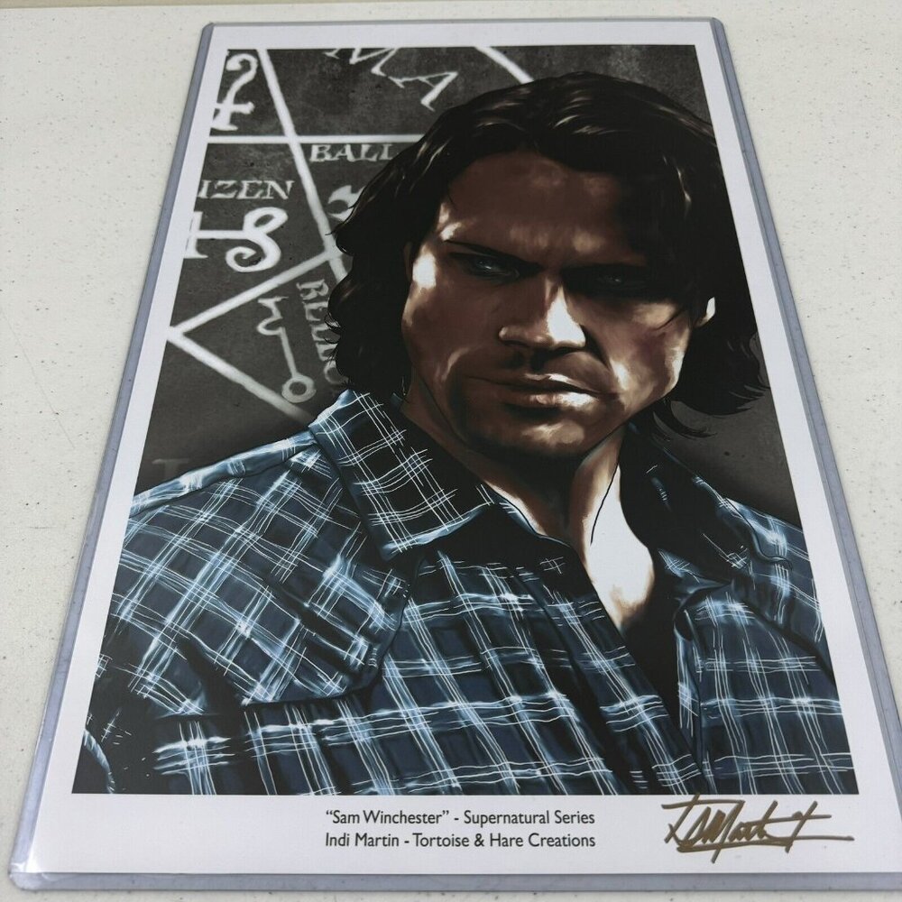 Sam Winchester Art Print by Indi Martin Tortoise & Hare Creations Supernatural